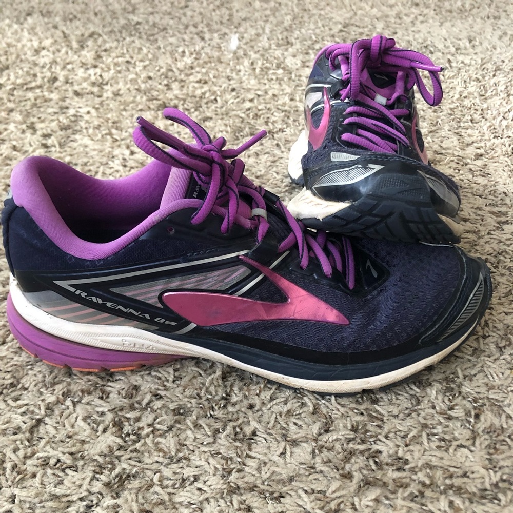 Size 9 Brooks running shoes. Used condition. See pictures for details.